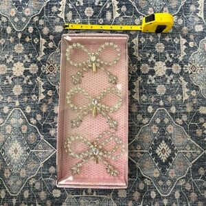 Cupcakes & Cashmere Bow Clip Ornaments - Set of 6 NEW!